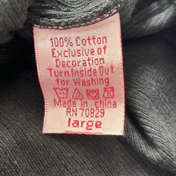 Rue21 Womens Sequin DEADSTOCK Tank Top Layering L Black Club Date Night - Picture 7 of 8